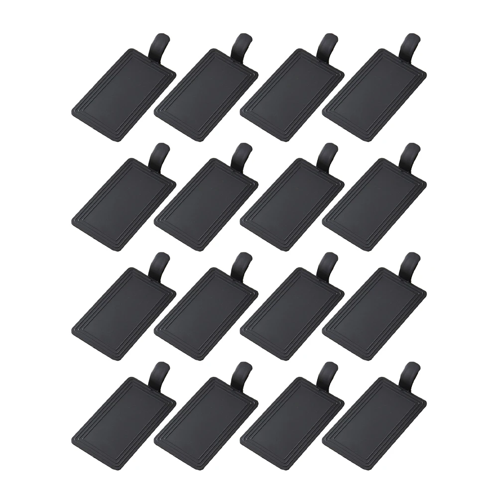 

100pcs Rectangular Cake Base Boards For Wedding Dessert Display Reusable Rectangular Cake Base Baking Tray 10X6Cm Black