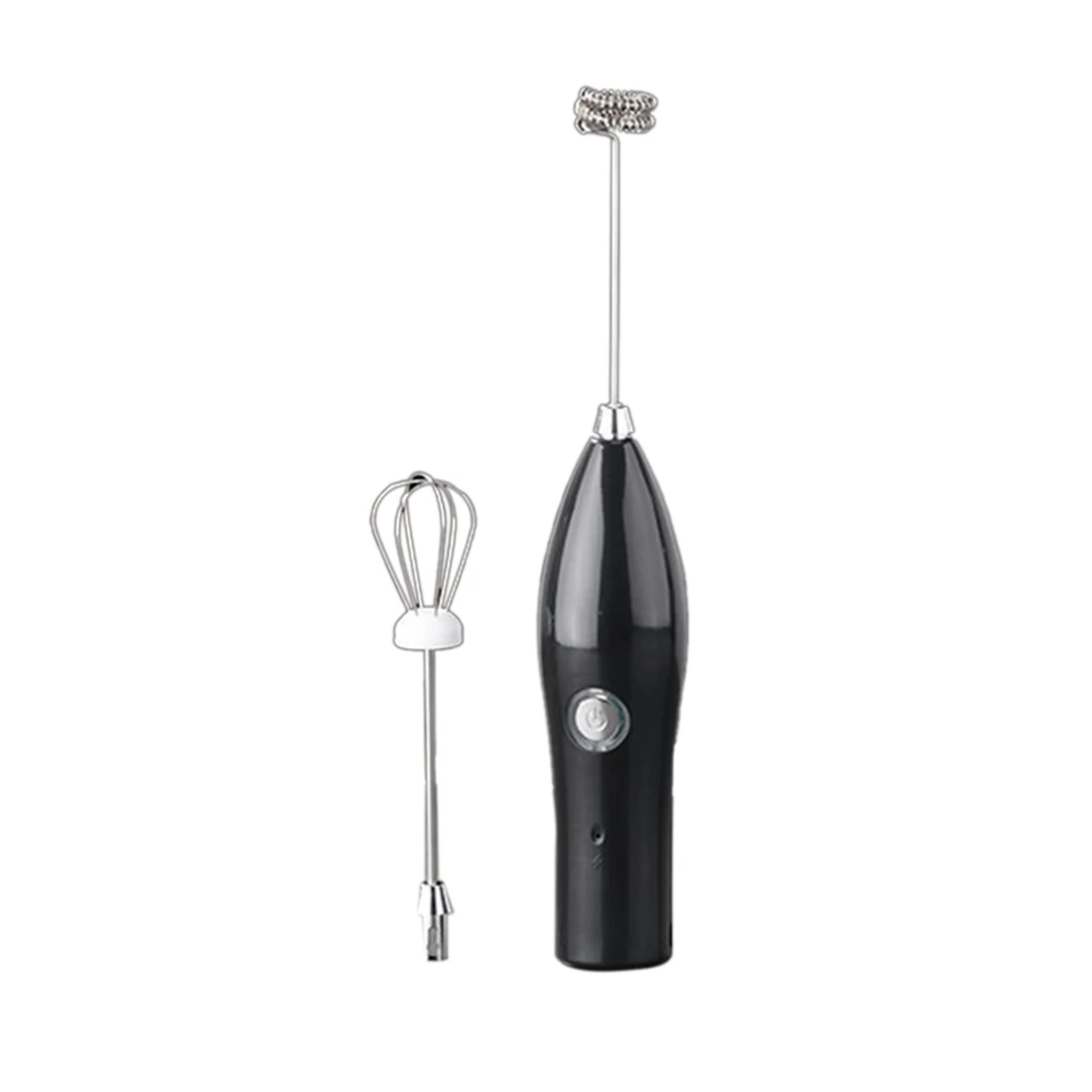 

Electric Handheld Milk Frother Blender with USB Charger Bubble Maker Whisk Mixer for Coffee Cappuccino Home Black