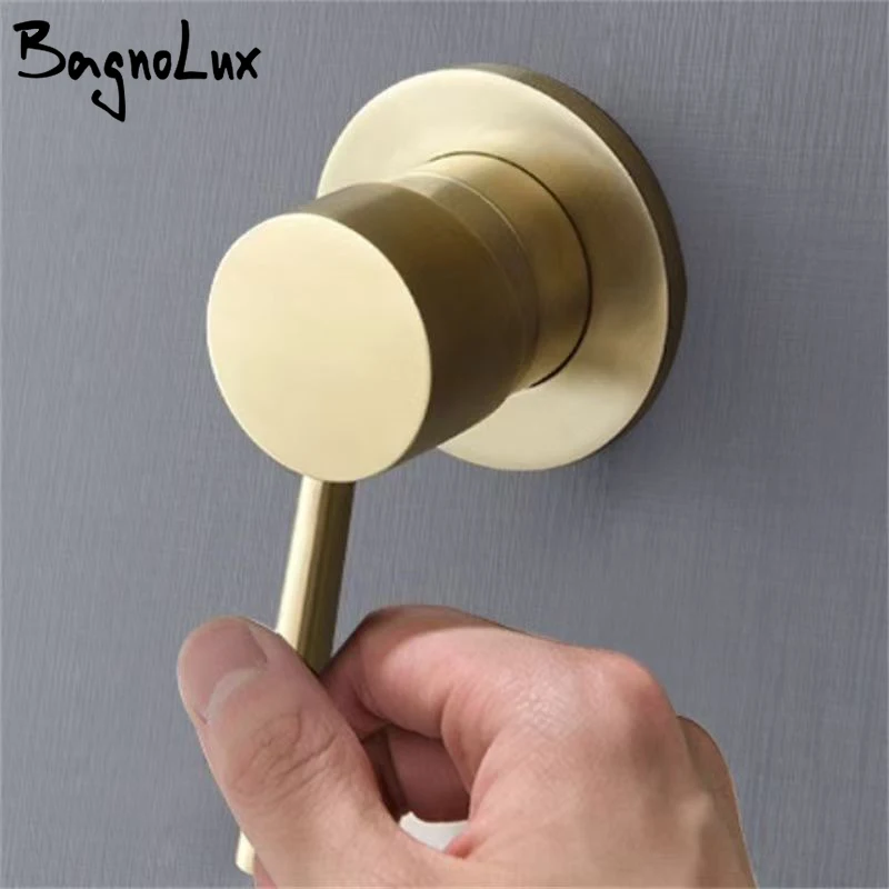 Bagnolux Black Chrome Rose Gold Brushed Polished Brass Single Handle Wall Mounted Multi-purpose Hot Cold Water Faucet