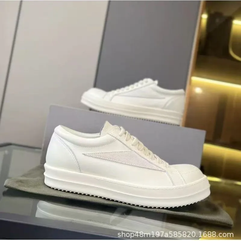 

2025 New RO Low-cut Suede Casual Shoes for Men and Women, High-quality Couple Thick-soled Lace-up Casual Sneakers Women's Shoes