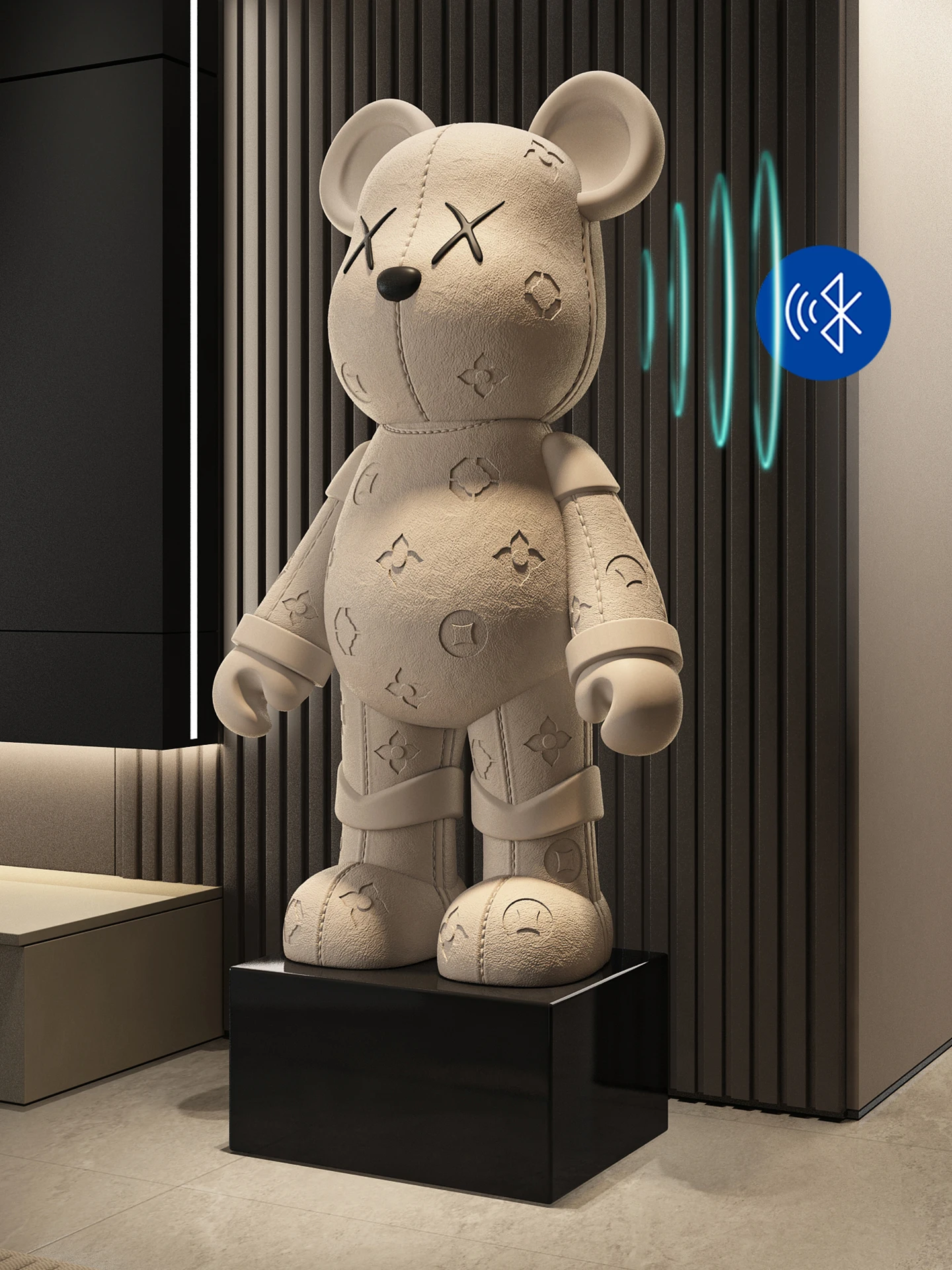 زخرفة من الأرض إلى السقف كبيرة الحجم لتزيين خزانة تلفزيون غرفة المعيشة الفاخرة الراقية #2