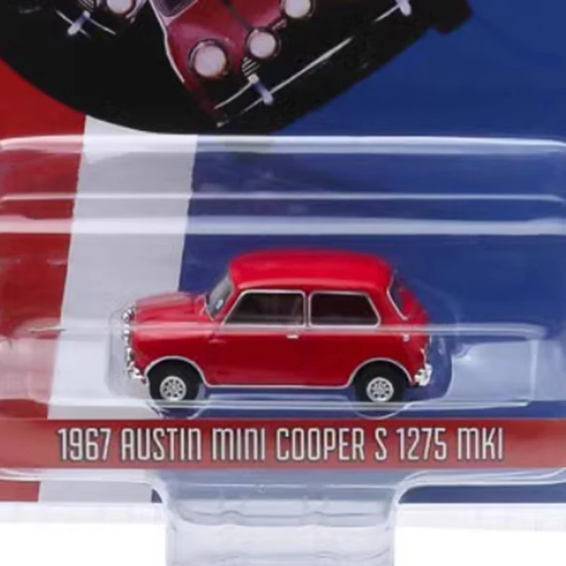 Greenlight 1/64 Scale 1967 Austin's Mini Cooper Alloy Car Model Classics Adult Souvenir Gift Static Display