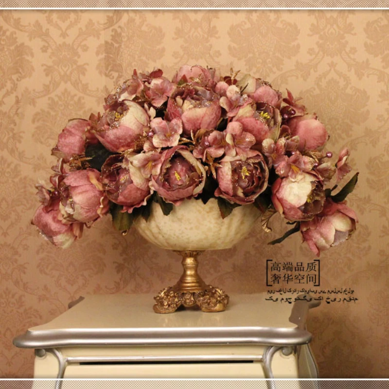 

Princess Helen Simulation Set Floral Living Room Entrance Floral Setting of Table