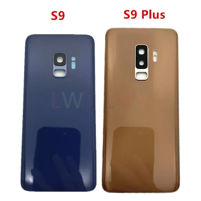 S9 G960 SM-G960F G960FD Back Battery Cover For Samsung Galaxy S9 Plus s9+ G965 SM-G965F G965FD Back Rear Glass Door Housing Case