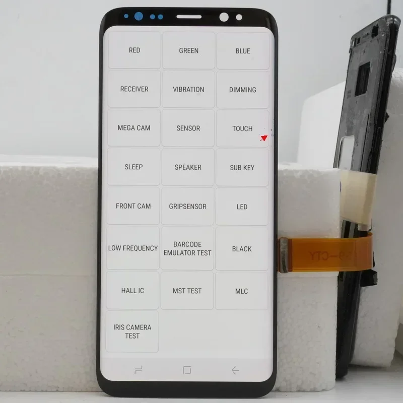 LCD Touch Screen Digitizer Assembly with Dots, Super AMOLED Display for Samsung Galaxy S8, SM-G950, G950F, DS