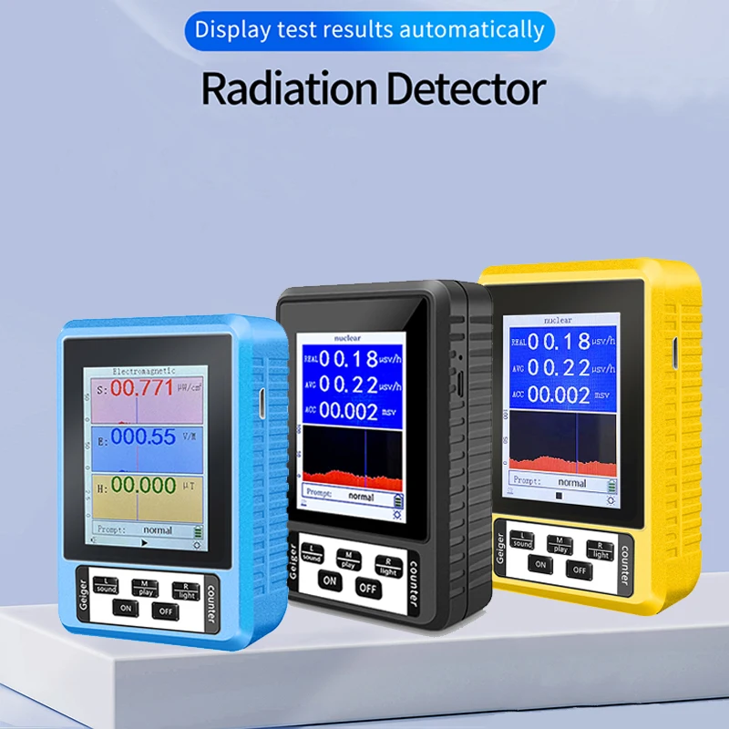 New XR1 XR2 XR3 Series Radiation Detector Handheld Multifunctional Dosimeter Monitor Radiation Tester EMF Meter Monitor Tester