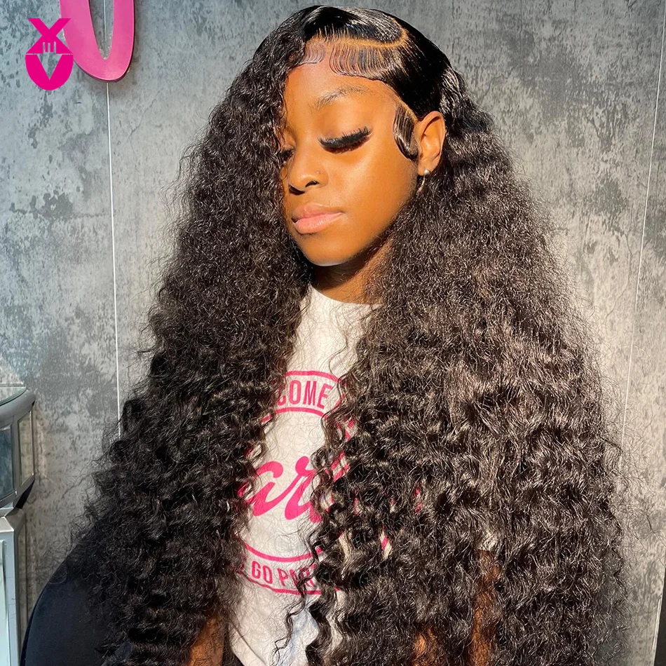

Curly Lace Front Wig 100% Human Hair 13x4 Kinky Curly Lace Frontal Wig HD Transparent Lace Brazilian Human Hair Wigs 180 Density