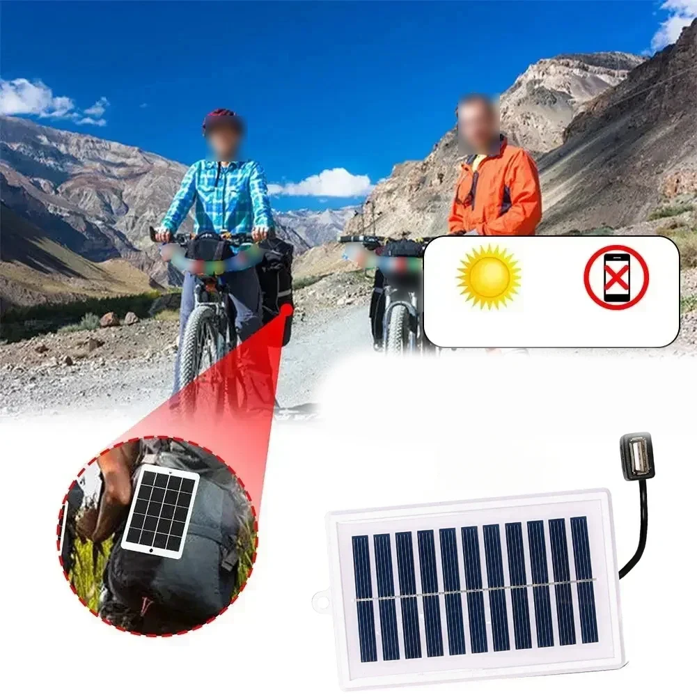 2W 5V Compact Solar Panel with USB Interface for Charging Portable Devices During Extended For Outdoor Stays and Field Work image 6