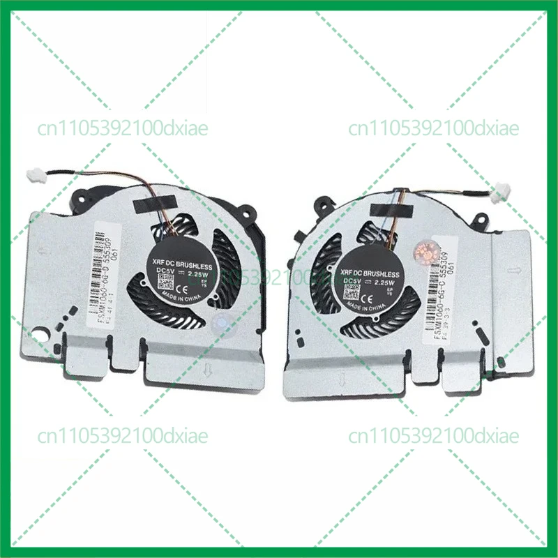 For Xiaomi Mi Gaming Notebook 5V 12V 171502-AA AD AB AK AM GTX1050 1060 RTX2060 EG75071S1-C010/C020-S9A Laptop CPU Cooling Fan