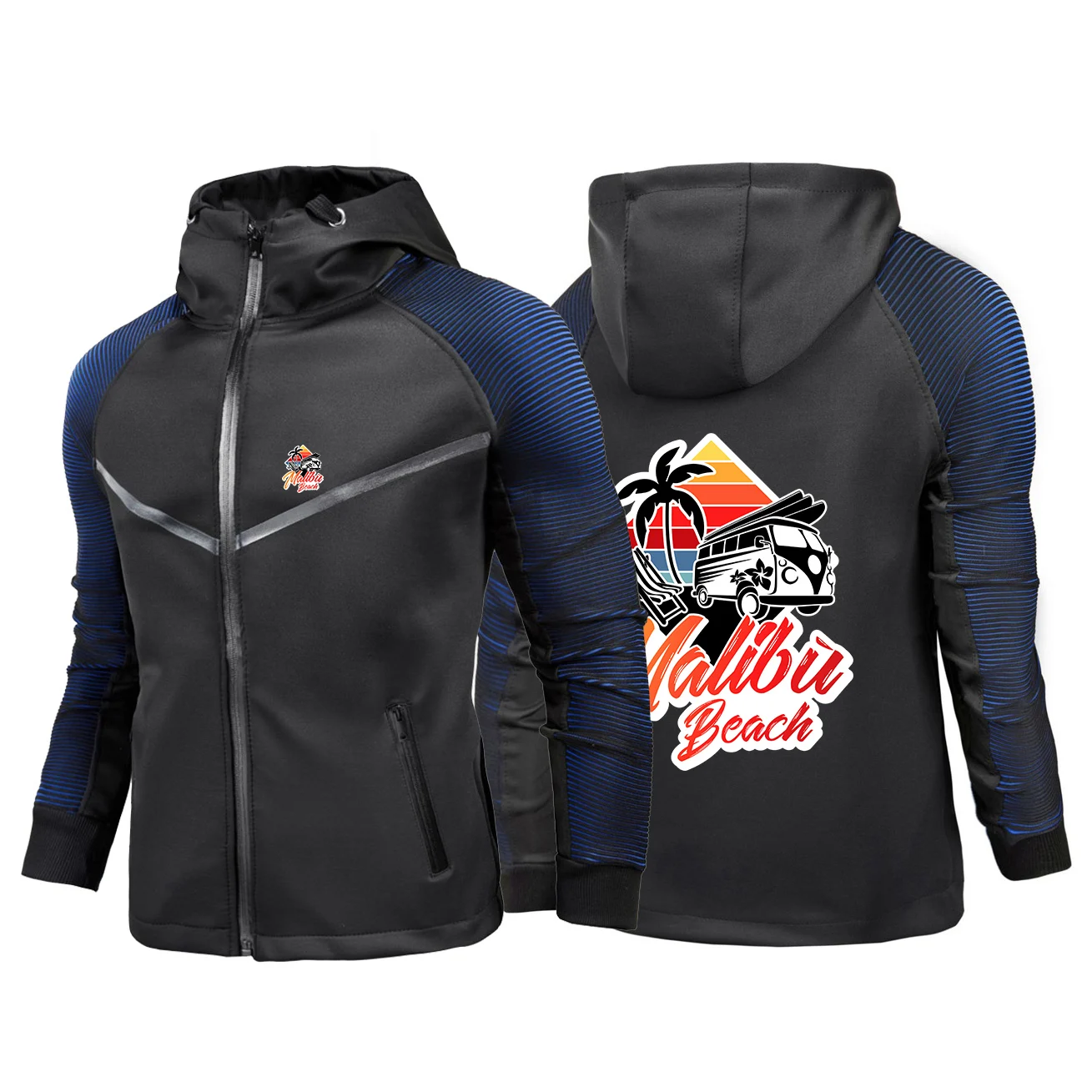 

Malibu пляжное постиранное мужское водонепроницаемое дождевое легкое уличное пальто с капюшоном походное ветрозащитное альпинистское уличное пальто