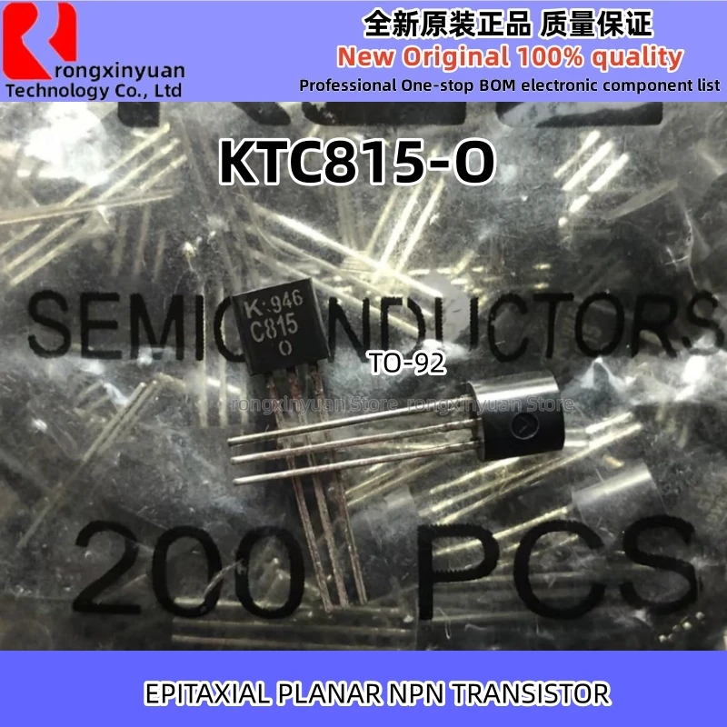 KTC815-O KTC815 KTC815O C815 C815-O 2SC815 KTC3192-O KTC3192 KTC31920 C3192 2SC3192 TO-92 오리지널 100% 품질, 50 개