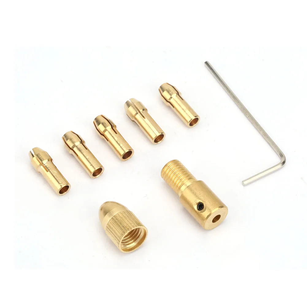 Drill Bit Collet 0.5-3mm Electric Drill Bit Collet  Twist Drill Chuck Tool Adapter Electric Drill Bit Collet
