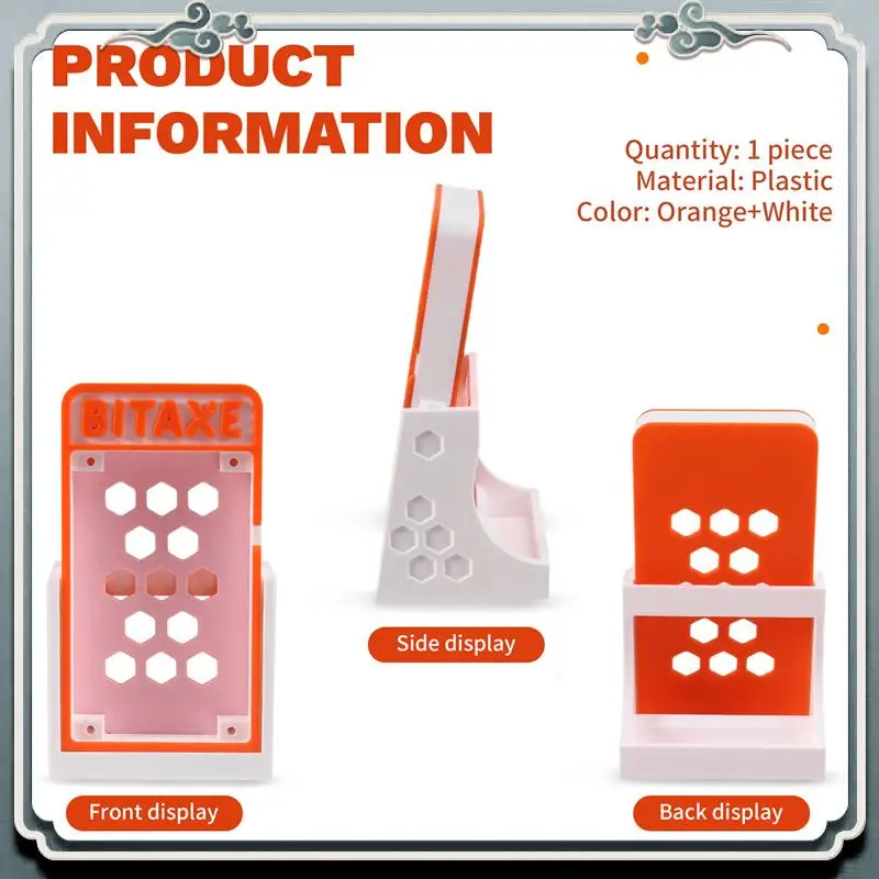 プレミアム 3D プリンタスタンド Bitaxe Gamma 601 Bitaxe Supra 401 マイナーブラケット Bitaxe Gamma 601 スタンドオレンジ + ホワイト
