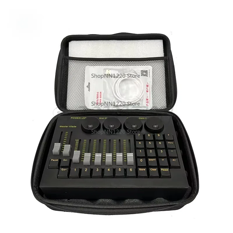 Mini MA PC Wing Controller 1-Channel Remote for Stage Effect Lighting Disco DJ Moving Head DMX Command Fader Command