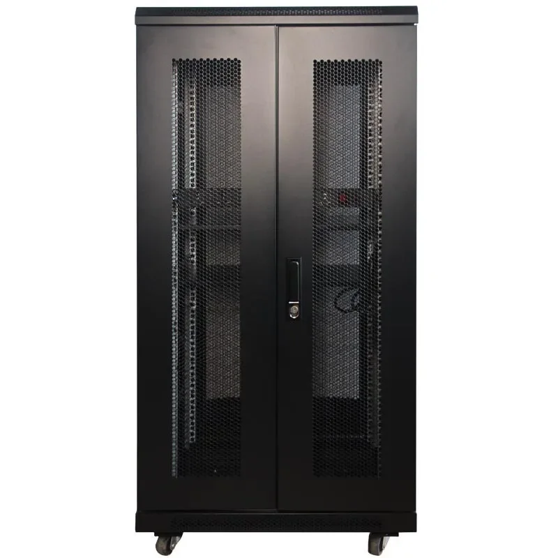 1 meter 20U height 600 width 600 depth 18U back door double open 19 inches monitoring weak current network server cabinet