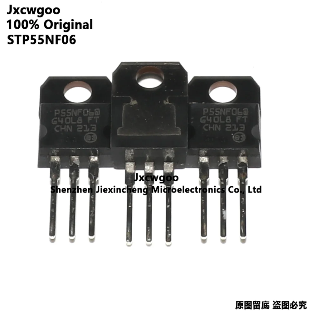  (10pcs) new 50A 100% TO-220 imported 60V FET STP55NF06 P55NF06 original MOS