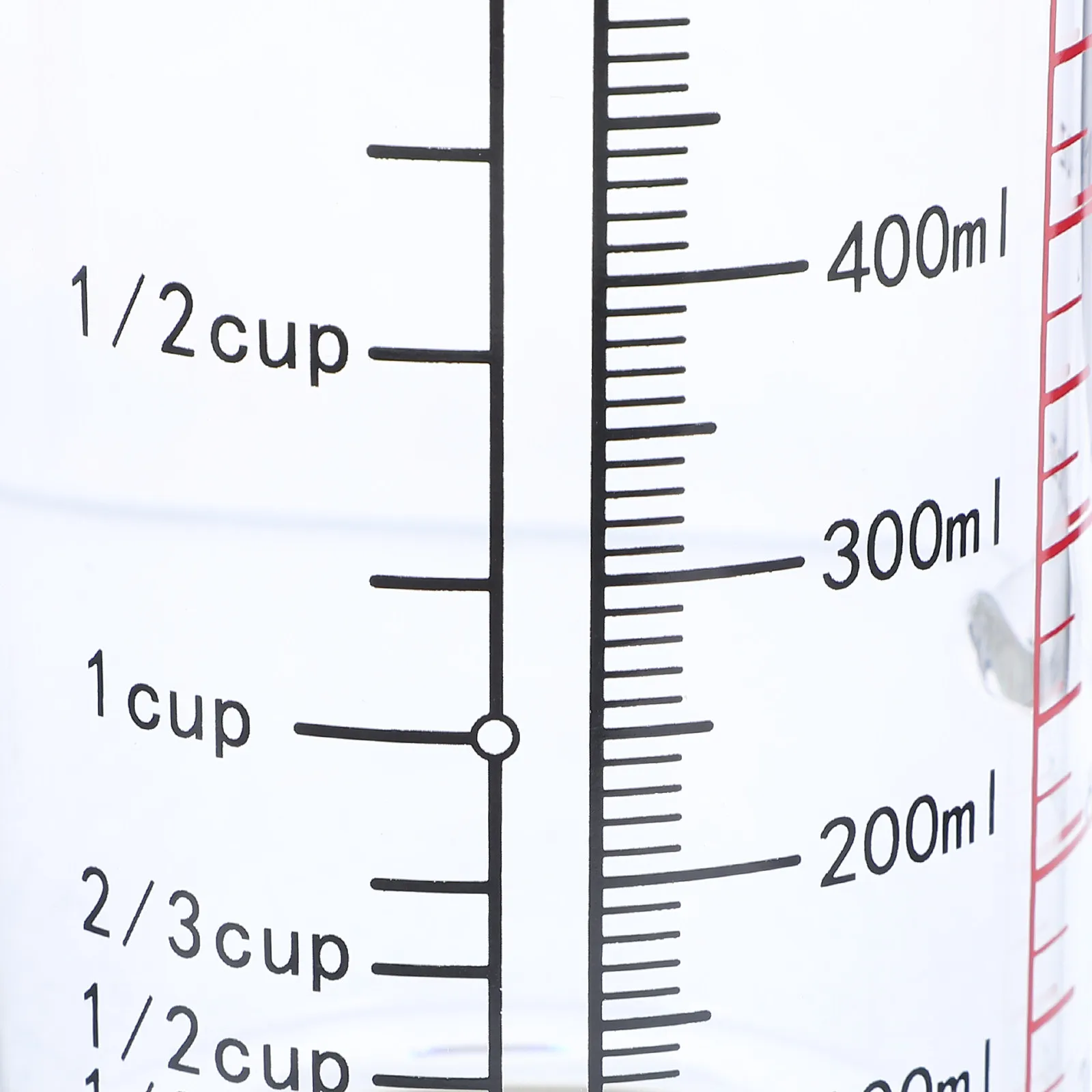 600Ml Heat-Resistant Glass Measuring Cup with Lid and Ergonomic Handle Transparent Graduated Scale for Microwave Baking Cooking