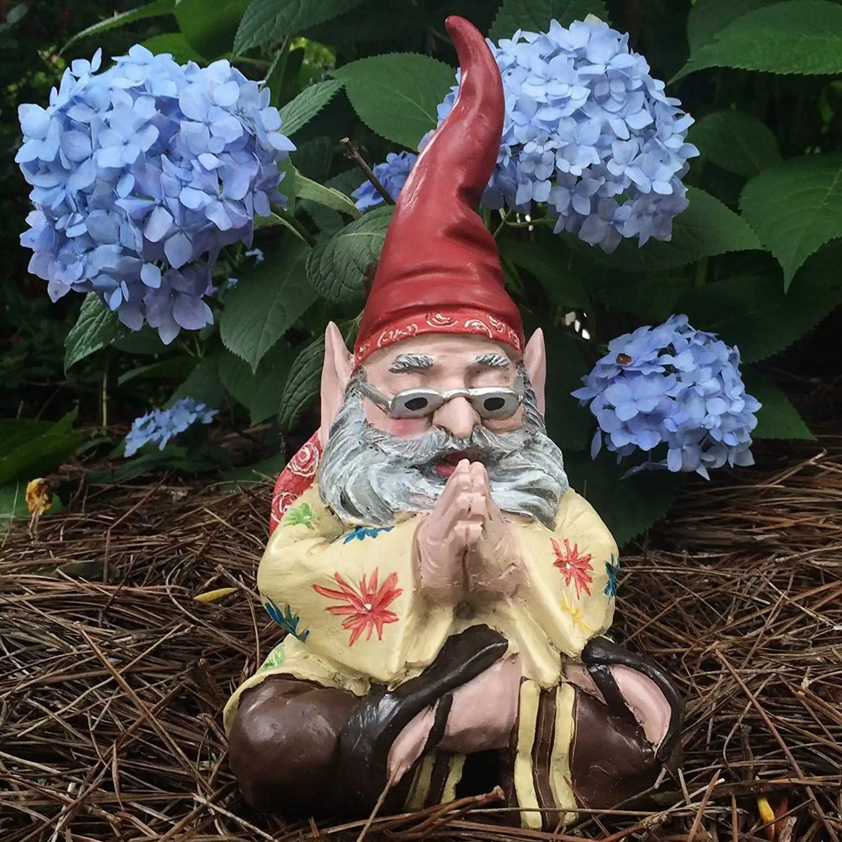 AC62-Resin Garden Gnome Statue Dwarf Garden Figures Gnome Couple Art Outdoor Sculptures For Garden Yard Lawn Decor