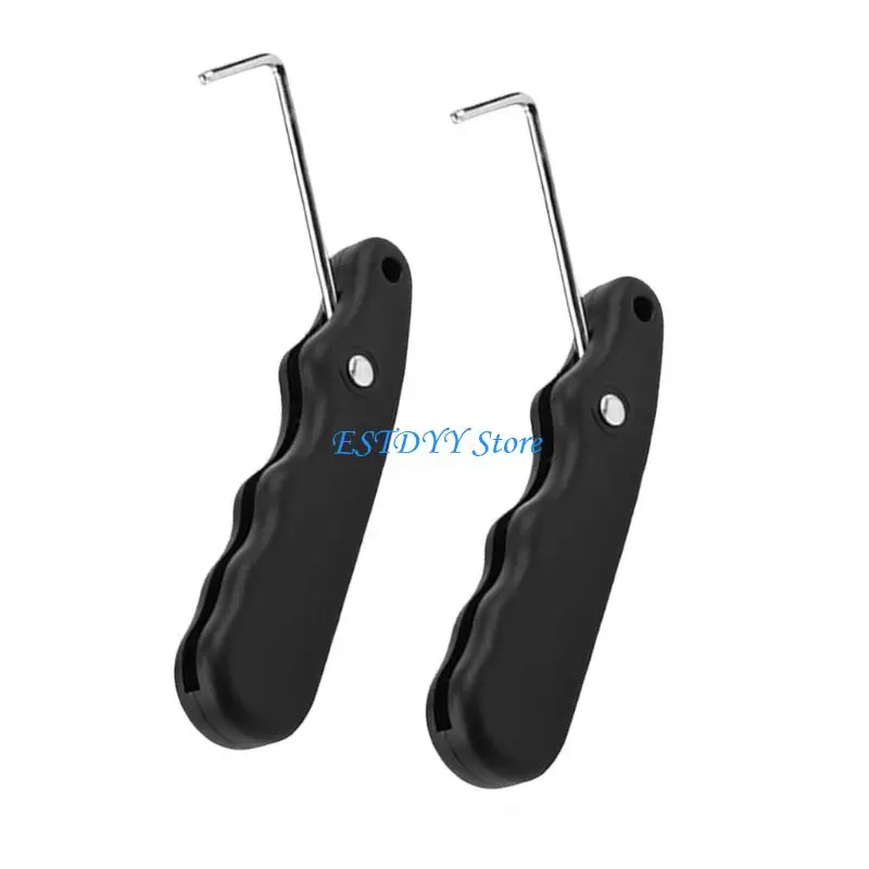 G6DE Hockey Skates Lace Tightening Portable Tightener Skate Tie with Extended Hook