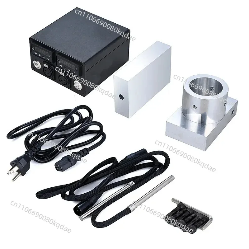 3×5 Inch Heating Plate Set with Dual PID Controller, Replacement Component for Different A‑Frame H‑Frame Hydraulic Press Units