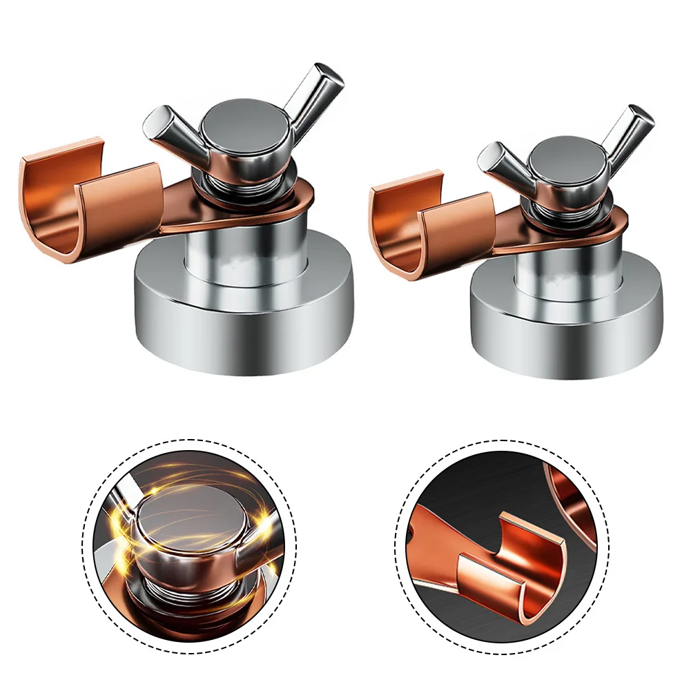 

Grounding Tool Welding Fixer Silver Magnetic Welding Machine Heavy-duty Use Powerful Magnetic Base Safe Working Environment