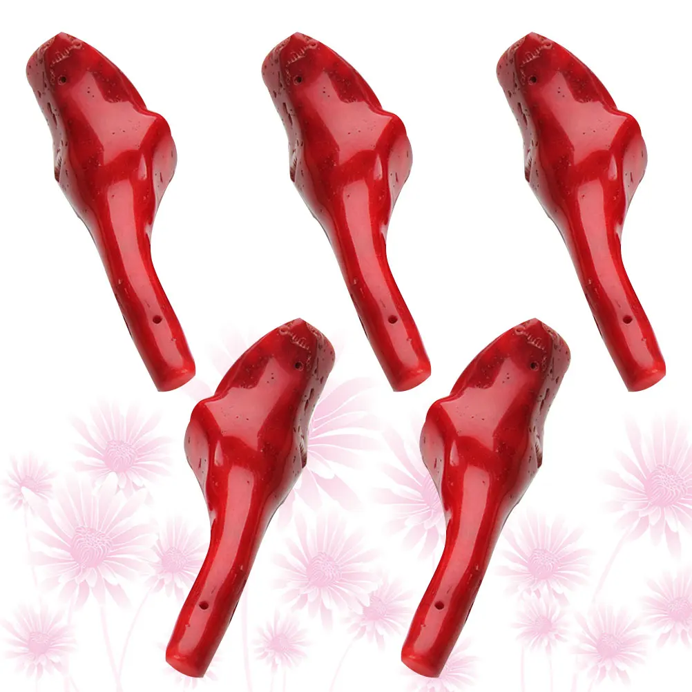 

5 Pcs Coral Tree Accessories Decoration Jewellery Cord Girl Jewelry Charm Bracelet Charms Miss Necklace Chains