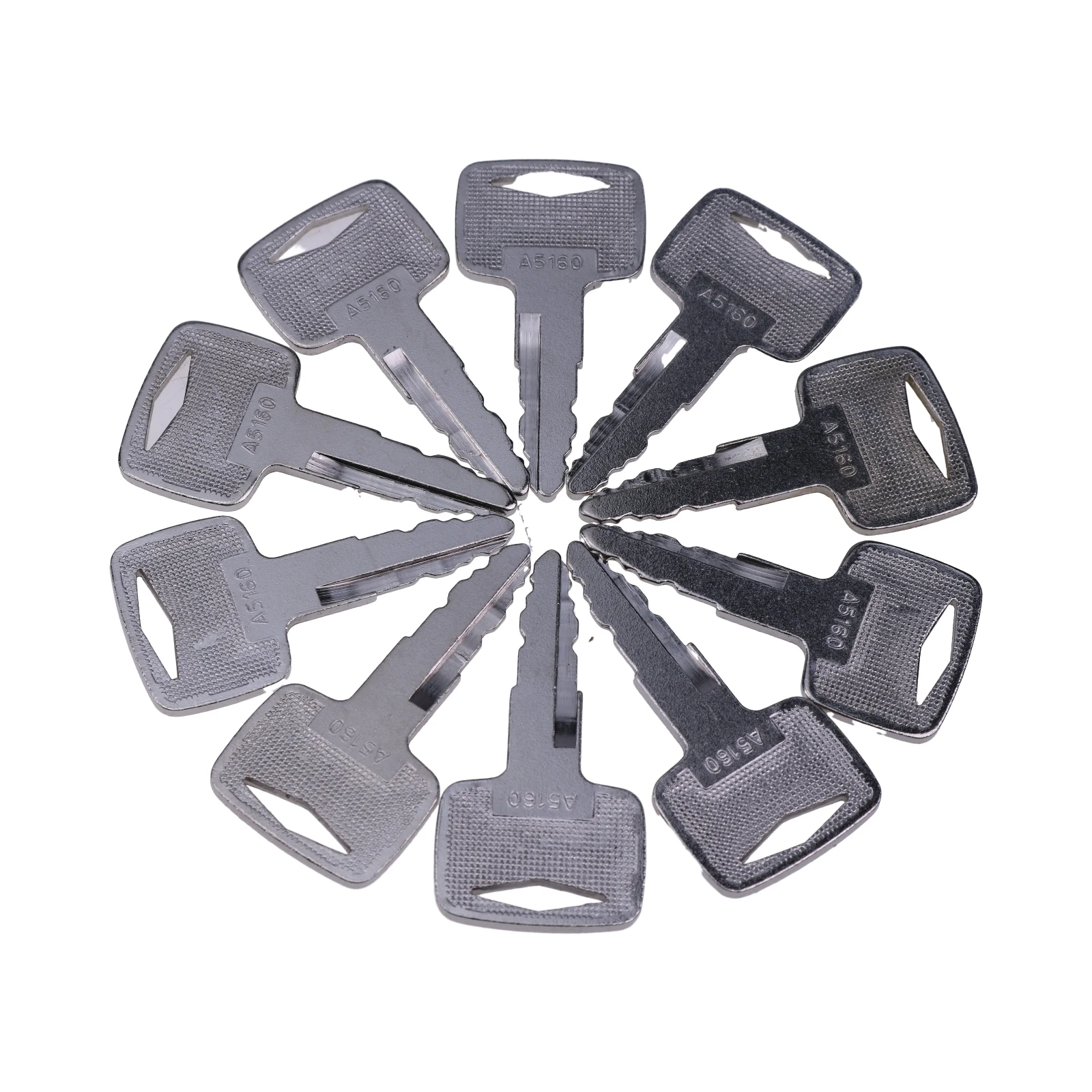 10PCS Ignition Keys A5160 91A07-01910 For Mitsubishi Cat Forklift FG Series