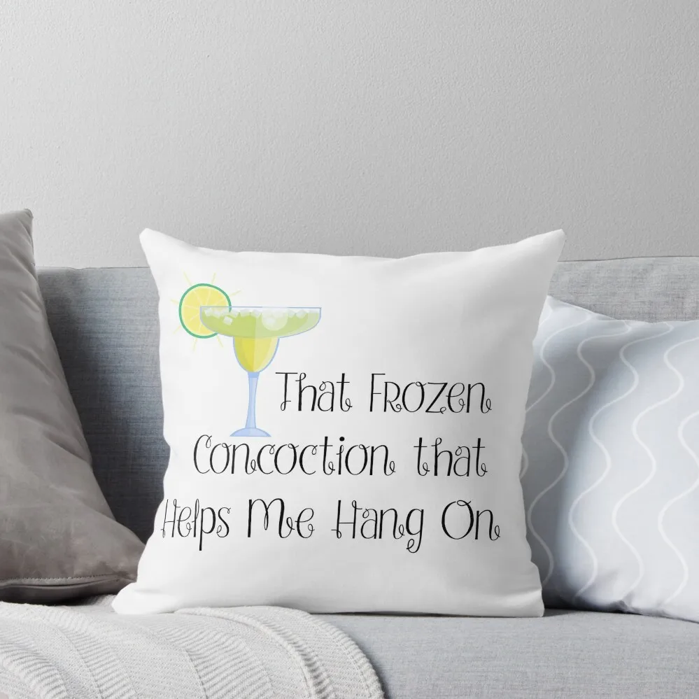 That Frozen Concoction that Helps Me Hang On Throw Pillow Luxury Cushion Cover Christmas Cushion For Home