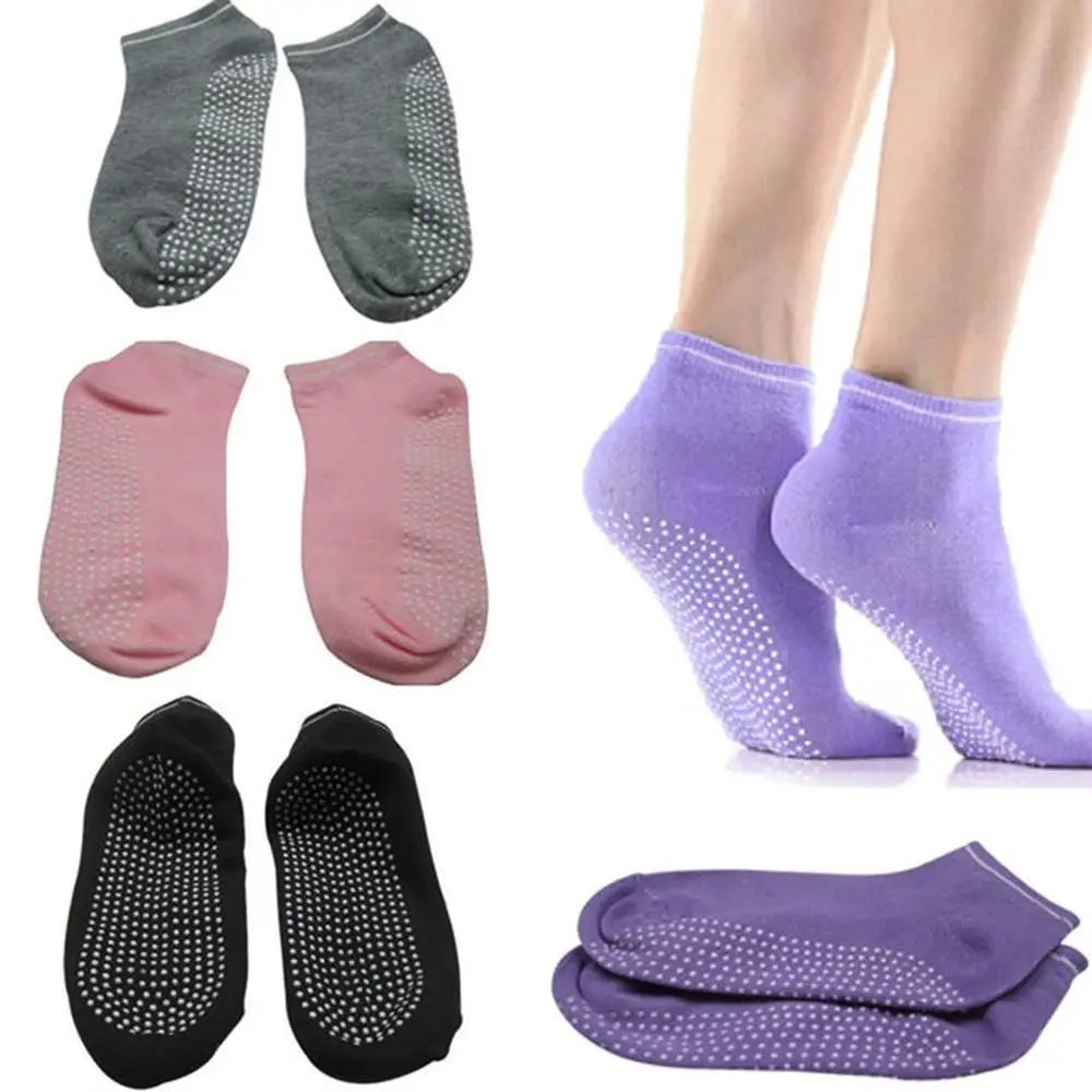 Dance Fitness Anti Slip Breathabl Silicone Floor Socks Women Yoga Socks Ballet Socks Dance Sock Elasticity Socks