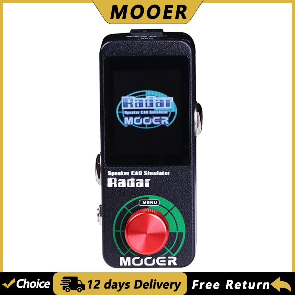 MOOER رادار جيتار متعدد التأثيرات دواسة 30 خزانة مكبر الصوت محاكي 11 نماذج ميكروفون 36 إعدادات مسبقة للمستخدم تدعم الأشعة تحت الحمراء للتخصيص #1