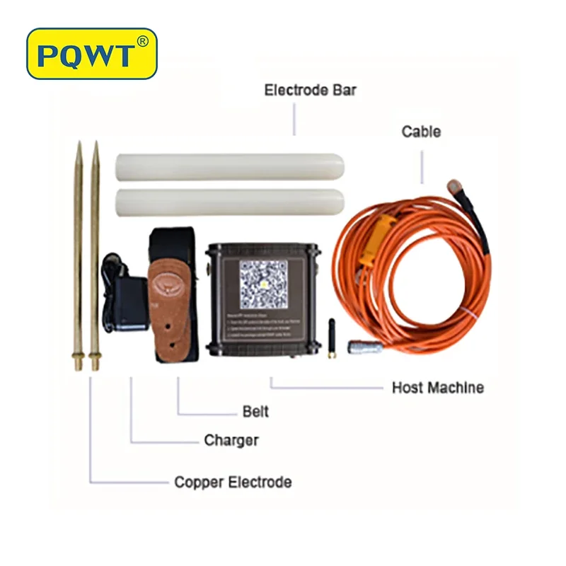 PQWT M100 Resistivty Geological Detection Device Water Finder Ground Water Detector 100m