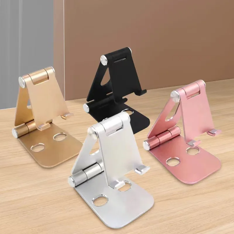 Desktop Mobile Phone Holder Stand, Cradle, Dock, Phone & Tablet Holder, Aluminum Adjustable Desktop Stand