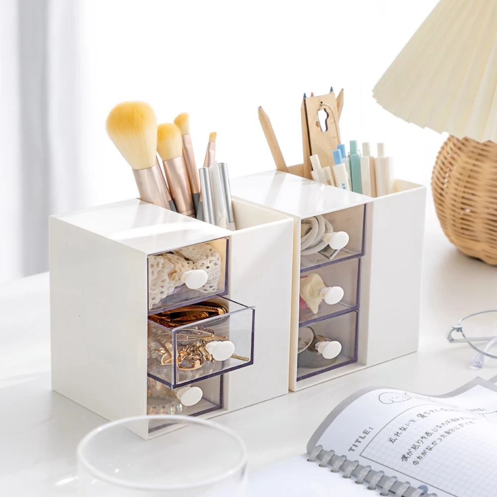 

1 шт., милый Настольный стеллаж для хранения мелочей