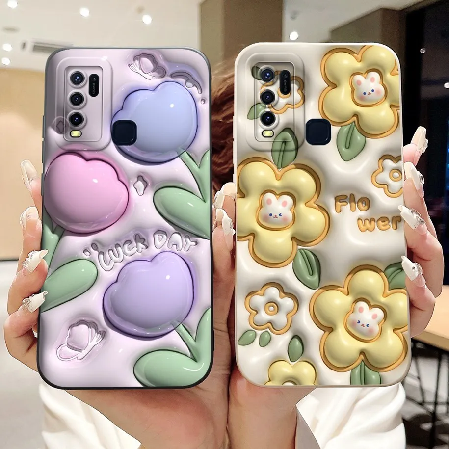 غطاء حماية كامل لـ Vivo ، مصد سيليكون لين ، غطاء مطلي ، حافظة مشهورة ، Y30 ، Y50 ، من VivoY50 ، VivoY30 ، VivoY30 #1