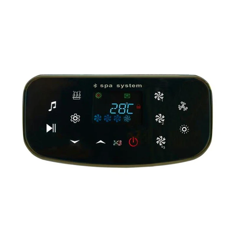GED-361BT Modern Touch Spa Control Panel Oval Hot Tub Controller for Bathtubs & Whirlpools Designed for Whirlpool Style
