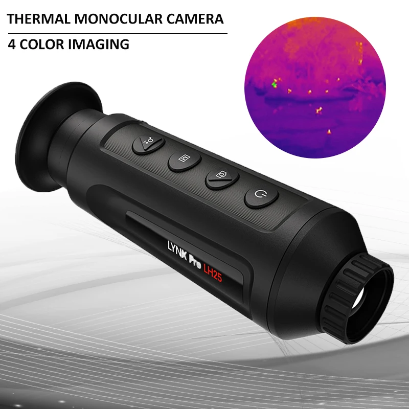 HikMicro-LYNX Pro Caza Infrared Thermal Imager for Hunting, 384*288 Pixel 8X Zoom Monocular, Digital Thermal Night Vision Camera