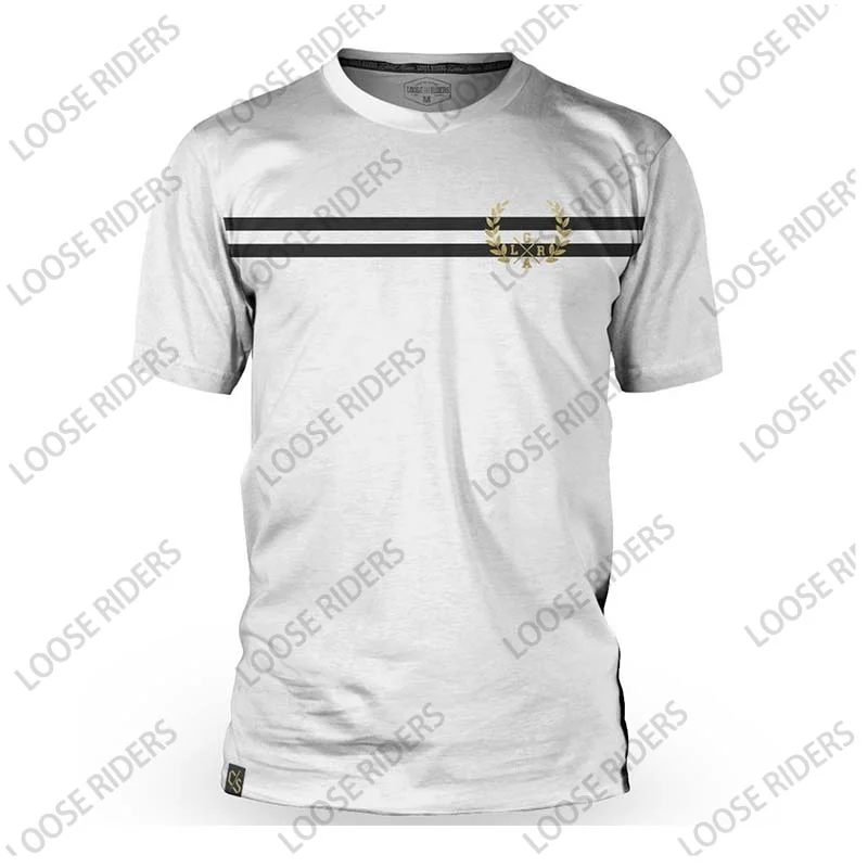 2025 سلسلة جديدة فضفاضة متسابق قميص دراجة نارية سباق المتحمسين تي شيرت الرجال والنساء دراجة دراجة خارجية الملابس