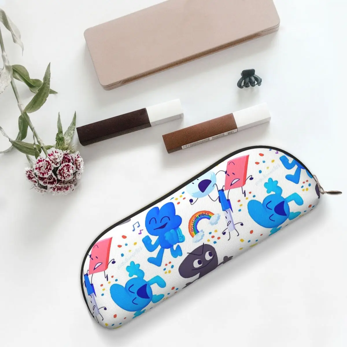 

Пеналы с узором Bfdi, держатель для ручек, канцелярские принадлежности, большая вместительная коробка для ручек, сумка-карандаш для студентов, подарки