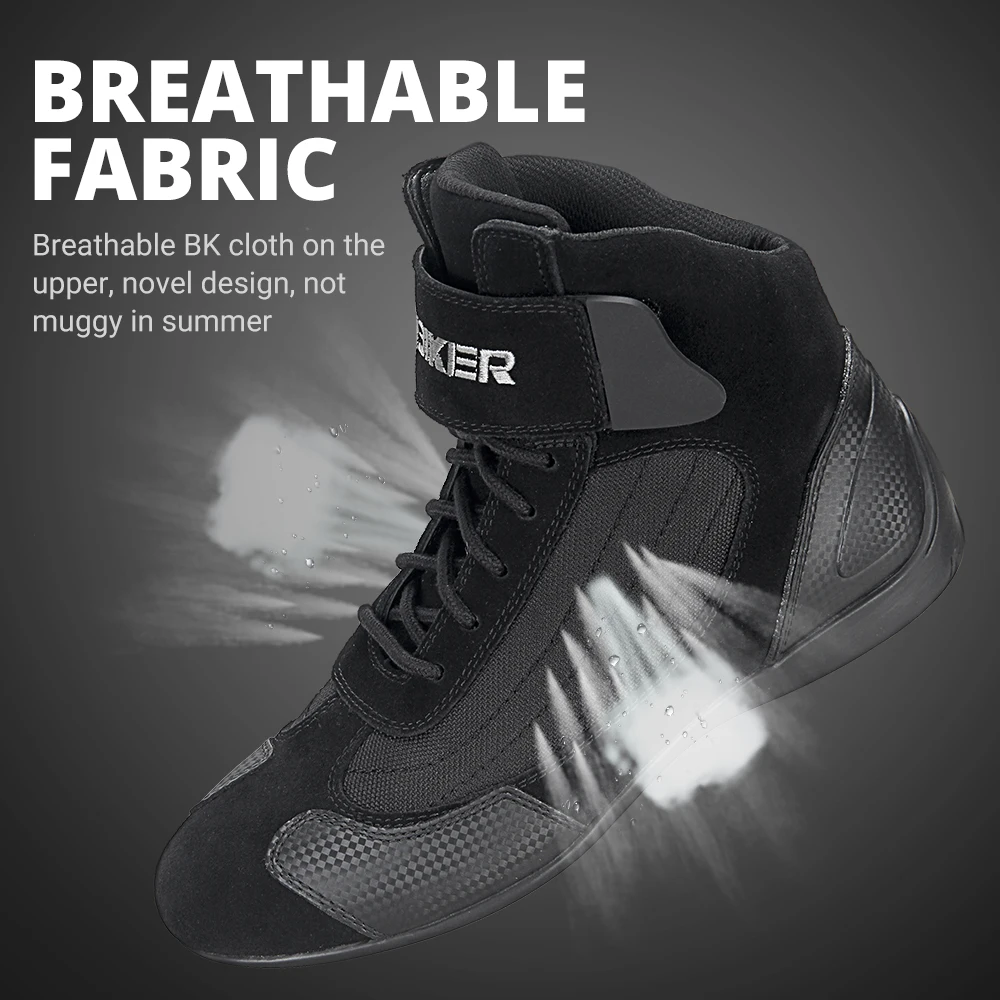 Motorcycle Shoes Summer Breathable Anti-slip Boots Comfortable Outdoor Motorcycle Riding Anti-fall Mountaineering Ski Shoes