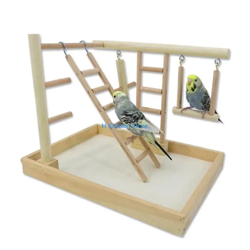 

16FC Climbing Toy for Birds Pet Climbing Decoration Swing Training Perch Parrots Cage Toy Gym Chew Toy Playstand