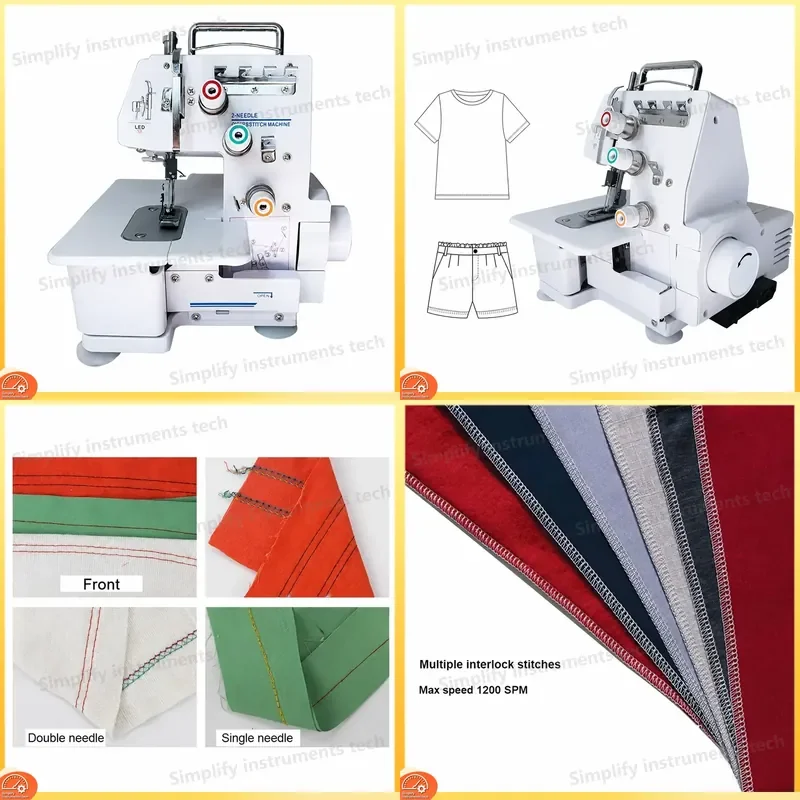 High Speed Household Lock Stitch Sewing Multi Functional Mini Overlock Sewing for Home Use Portable Sewing