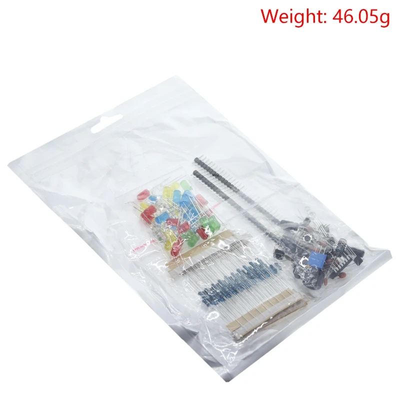 TZT New Electronics Components Basic Starter Kit for Arduino UNO MEGA2560 Raspberry Pi with LED Buzzer Capacitor Resistor