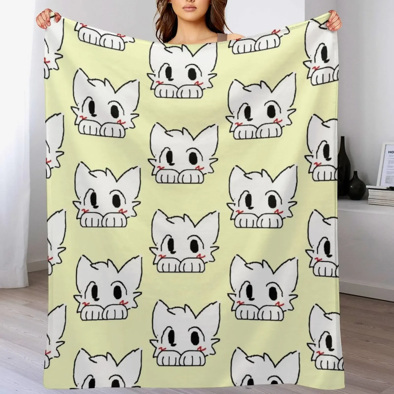 Boykisser buscando ti manta cosplay anime Extra grande ropa de cama de verano mantas polares