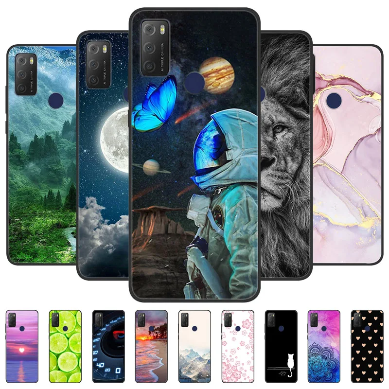 Para TCL 20Y 6156D funda a prueba de golpes suave TPU funda de teléfono de silicona para TCL 20Y 20 Y E 6125F Fundas para TCL20Y TCL20E Shell Coque