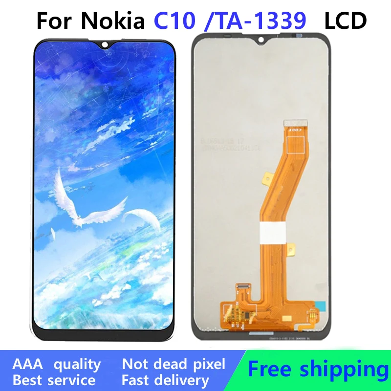 

6.52 Inch ORIGINAL Display For Nokia C10 LCD Screen TA-1342 LCD Display Touch Screen Digitizer Assembly Replacement Parts