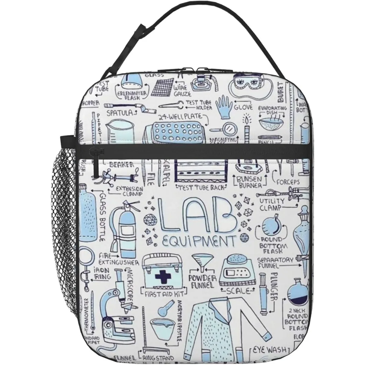 

Print Lunch Box Insulated Thermal Reusable Lunch Bag Cooler Totes For Men Work Office Picnic Hiking Beach Travel