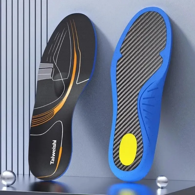 Carbon Fiber Insoles Carbon Plate Sports Running Lightweight Football Basketball Shock Absorption Anti-Torsion Type Full Palm