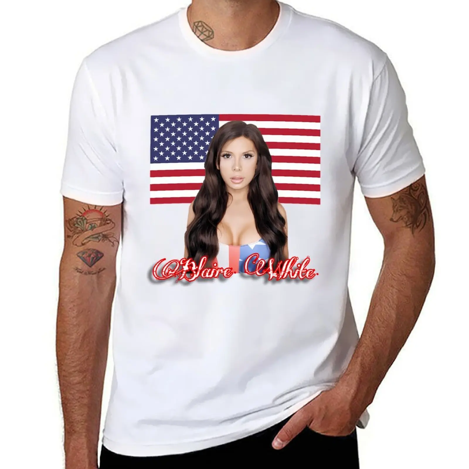 

Blaire White T-Shirt man t shirts for men t shirts for man slim fit T-Shirt