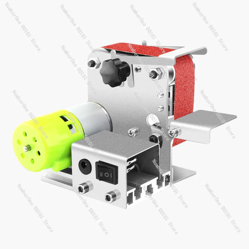 

Маленький мини-электрический ленточный шлифовальный станок для полировки, настольный шлифовальный станок для DIY-проектов