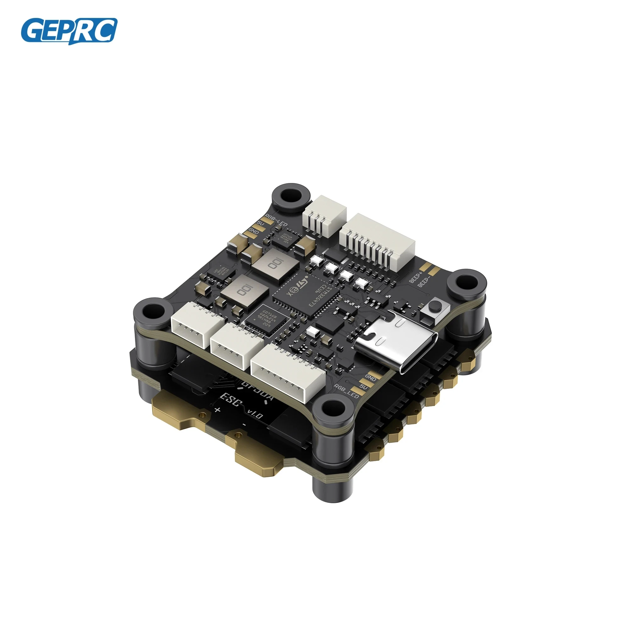 

Контроллер полета GEPRC Fettec G4 Alpha GF50A FPV Stack G473 FETTEC S2M Dshot2400 GF50A 4 в 1 ESC для модели FPV Freestyle Drone